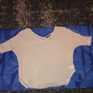 Gold and white cotton shirt